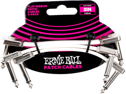 Ernie Ball Flat Ribbon Patch Cables - 3 Pack