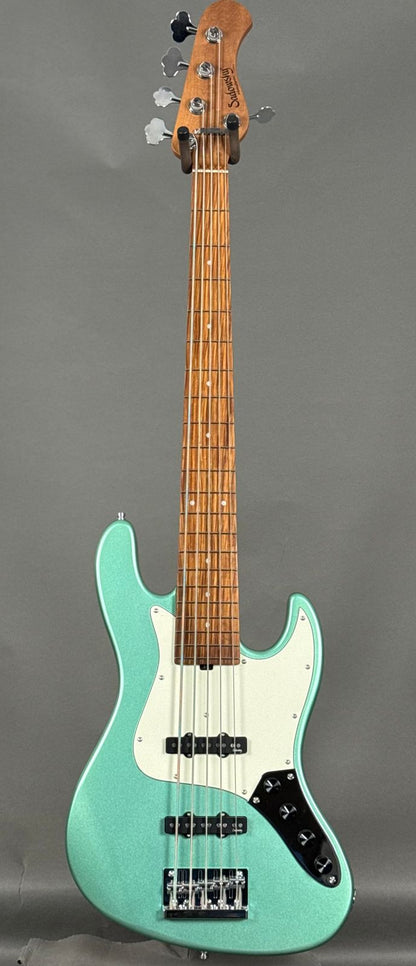 Sadowsky MetroExpress 5-String Vintage JJ - Sage Green Metallic