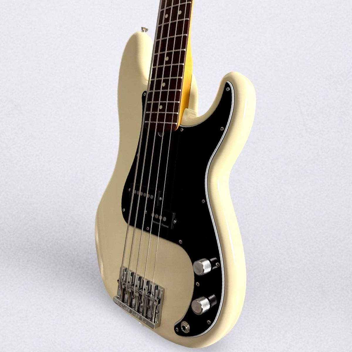 Fendwr American Professional II Precision Bass V 2025 - Olympic White
