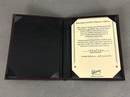 Gibson Bob Dylan Collectors Edition SJ-200 2014 - Sunburst