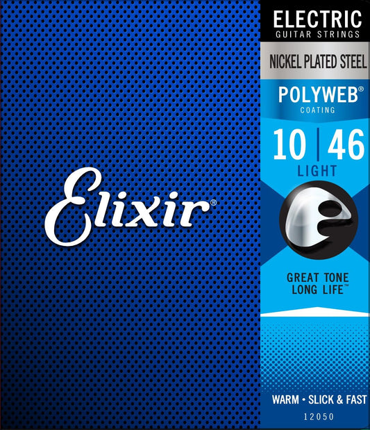 Elixir 12050 Polyweb Electric Guitar Strings - .010-.046 Light