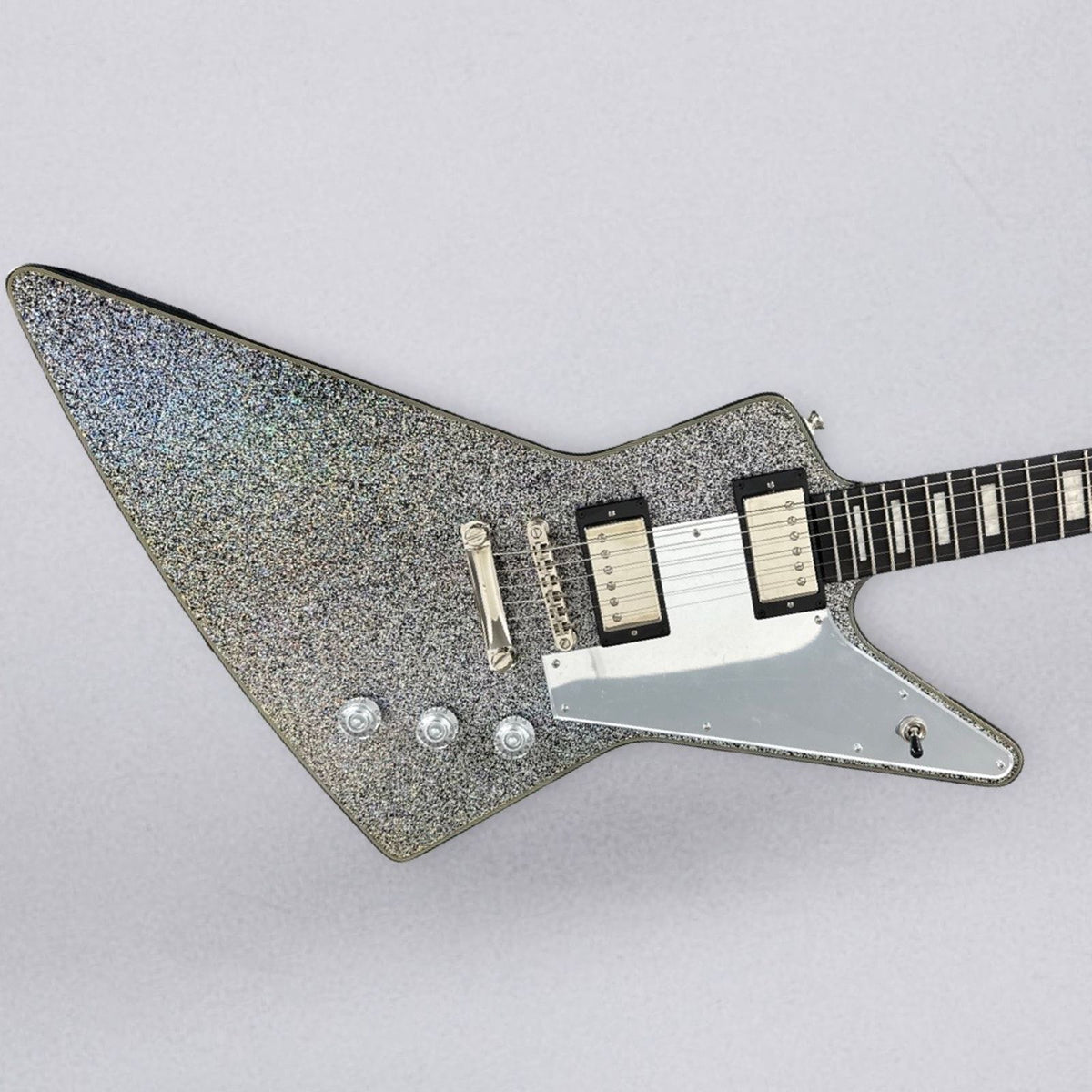 Epiphone Lzzy Hale Explorer Custom 2026 - Black Diamond Holographic Sparkle