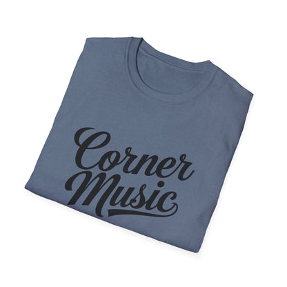 Corner Music Modern Logo Unisex Softstyle T-Shirt