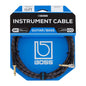 Boss 15 ft Instrument Cable, Straight to Right Angle