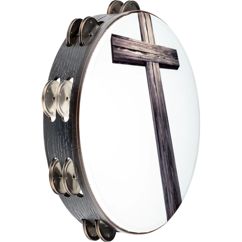 Cross Praise & Worship Tambourine