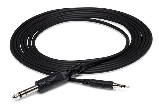 Hosa 5 ft Stereo Interconnect Cable - 3.5mm TRSm to 1/4" TRSm