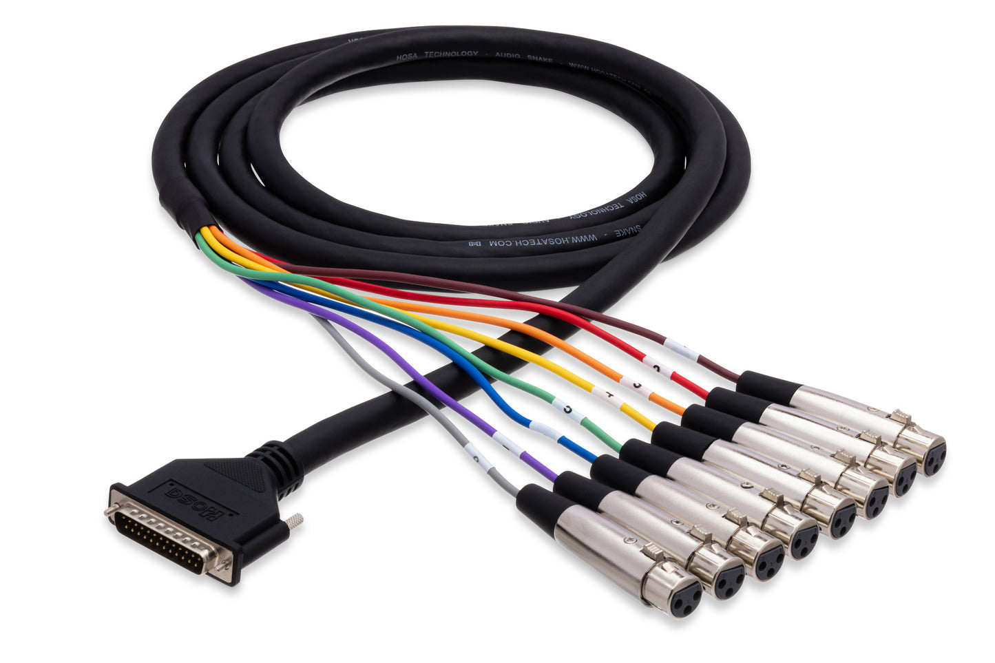 Hosa Balanced Snake - XLR3F to DB25