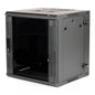 Gator 9U Wall Rack with Vented Glass Door