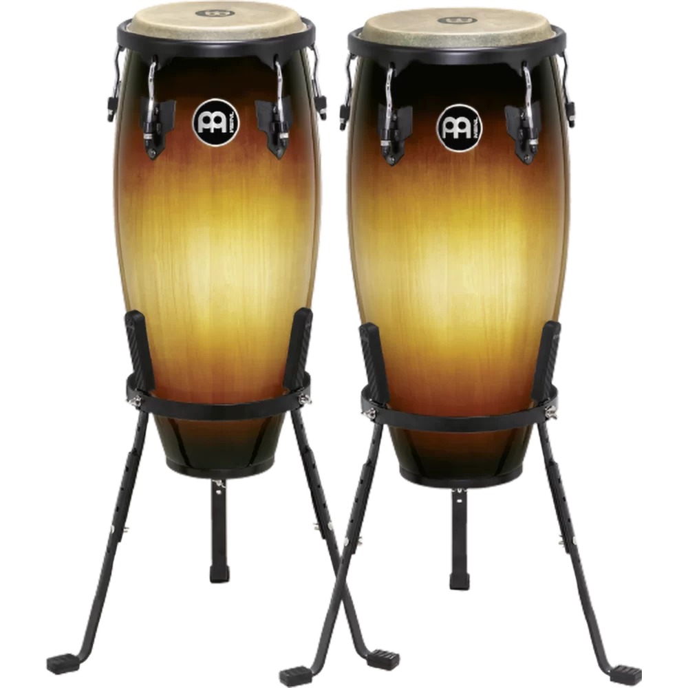 Conga Set 10"+11" w/Stand, Sunburst