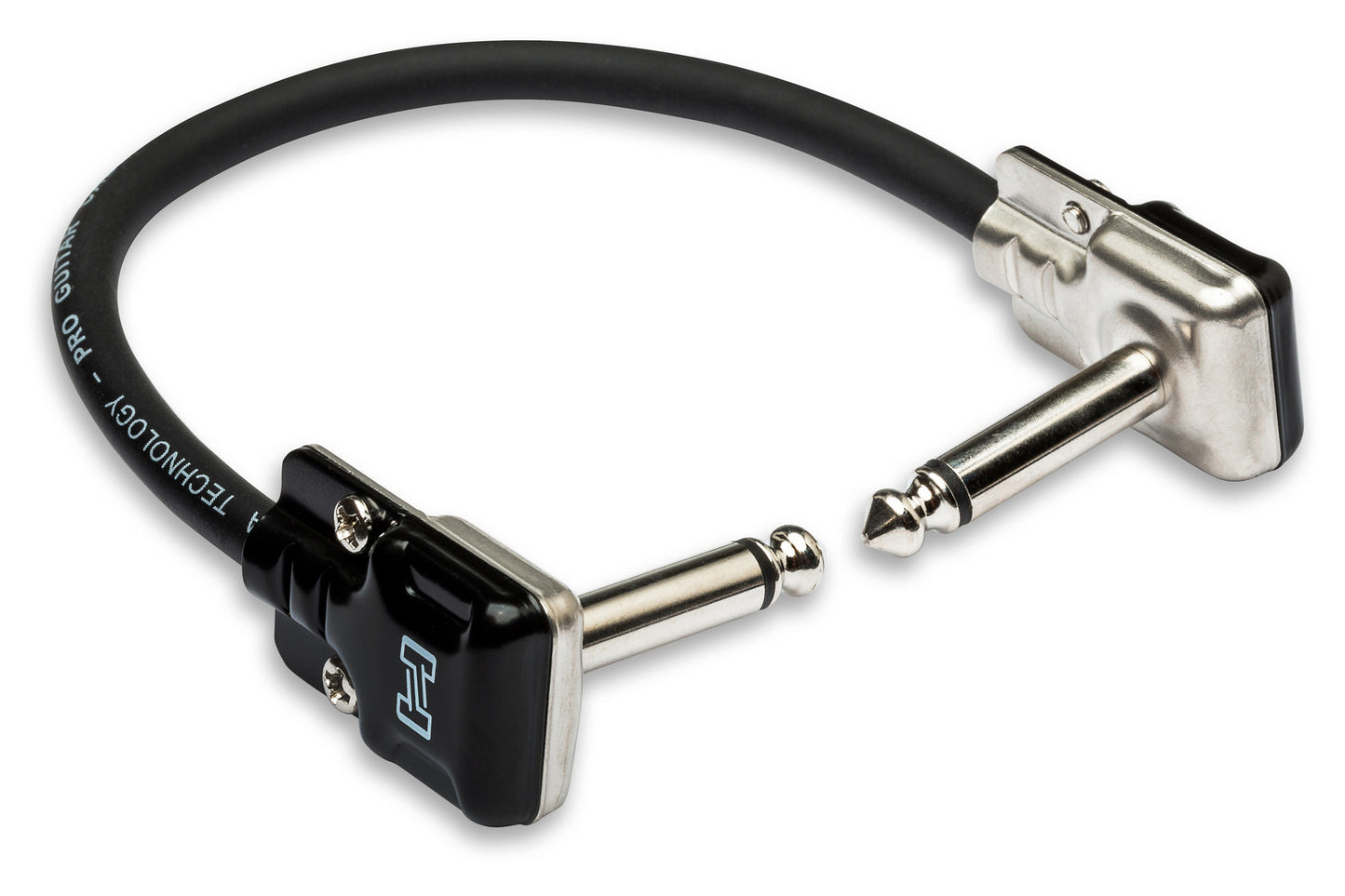 Pro Guitar Patch Cable, Low Profile RA to RA, 6"