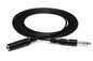 Hosa Headphone Extension Cable, 10 ft 1/4" TRSf to 1/4" TRSm