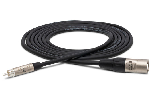 Hosa Unbalanced Interconnect Cable, 5 ft RCA to XLR male