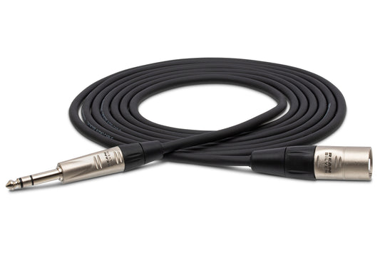 Hosa 5 ft Interconnect Cable, REAN 1/4" TRS (m) to XLR3 (m)