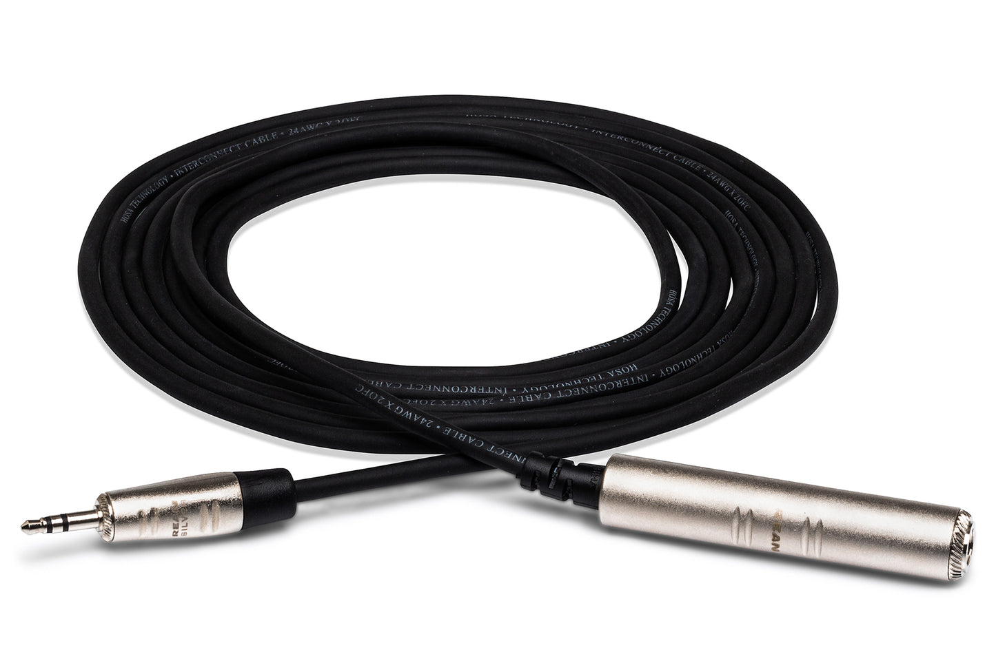 Hosa 5 ft Pro Headphone Adapter Cable, 1/4" - 3.5mm