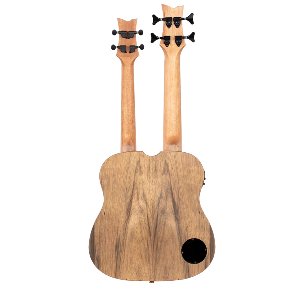 Tenor Size Double-Neck Uke Bass/ Ukulele