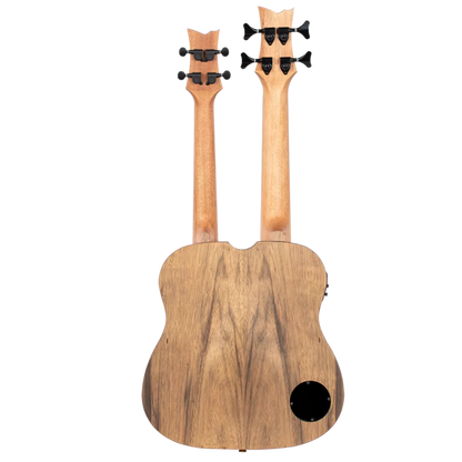 Tenor Size Double-Neck Uke Bass/ Ukulele