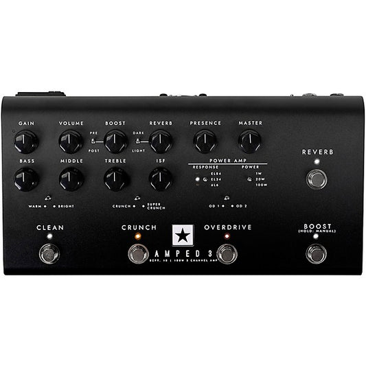 Blackstar AMPED 3 100W 3-Channel, High-Gain Amp Pedal