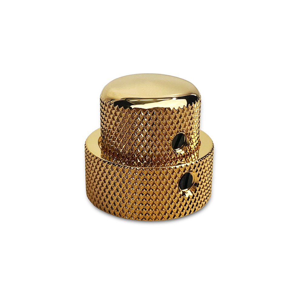Allparts Stacked Concentric Knob Set (2 pcs) - Gold