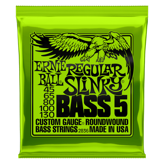 Ernie Ball Regular Slinky 5-String Bass Strings
