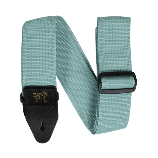 Poly Guitar Strap, Tidal Green