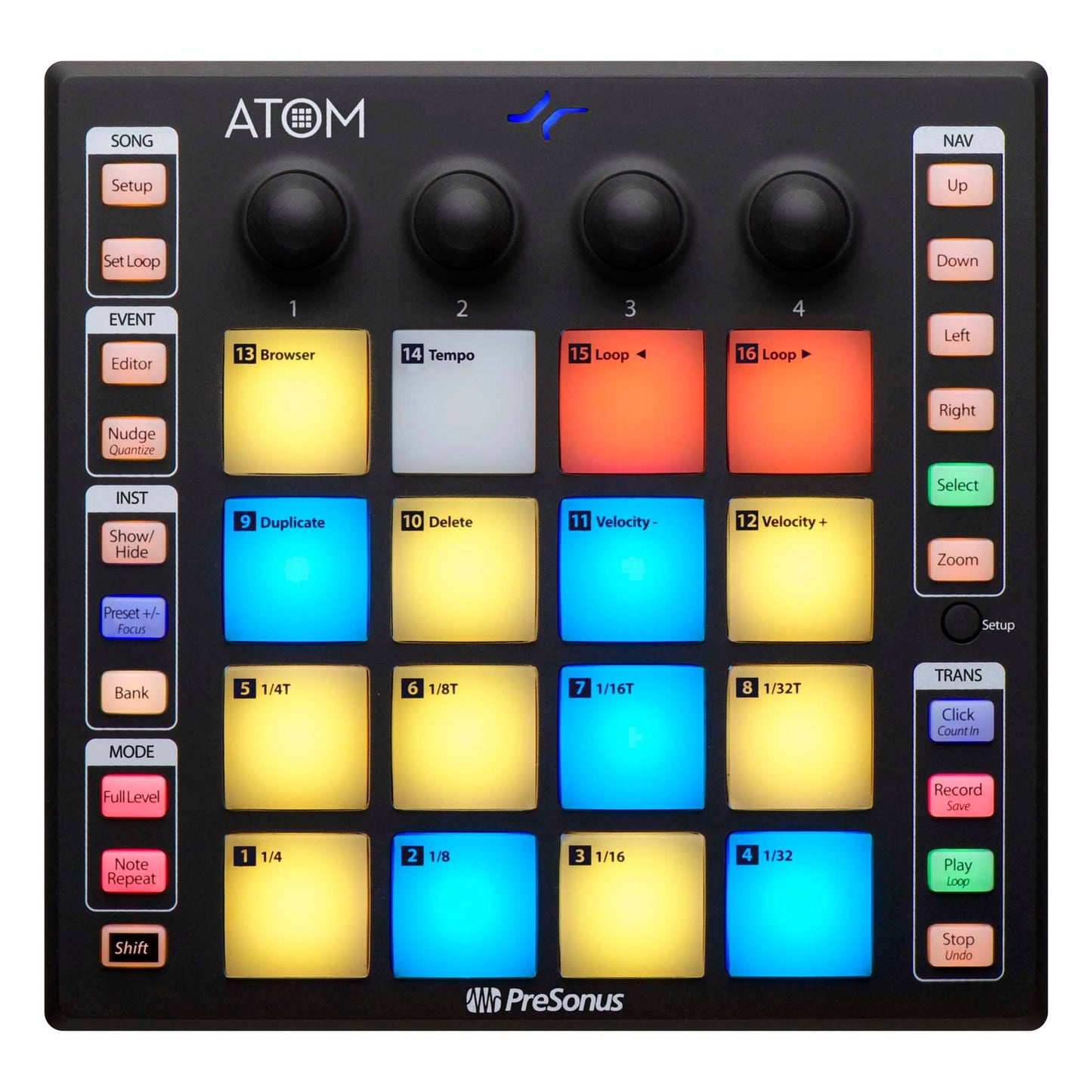 Presonus Atom USB 16-Pad MIDI Controller