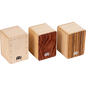 Cajon Shaker Set - Baltic Birch, Bubinga Burl, Exotic Zebrano