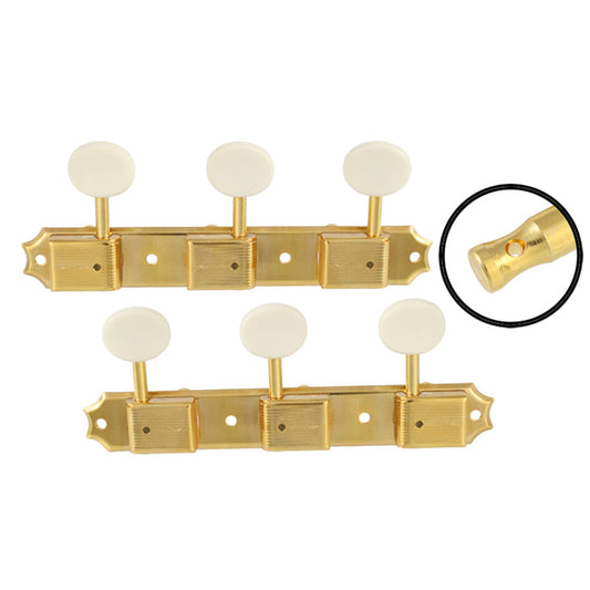 Gotoh Vintage-style Deluxe 3x3 Strip Keys - Gold