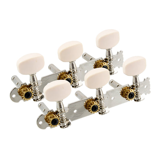 Allparts 3x3 Plank Keys Nickel Set
