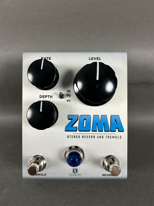 Keeley Zoma Stereo Reverb and Tremolo Pedal