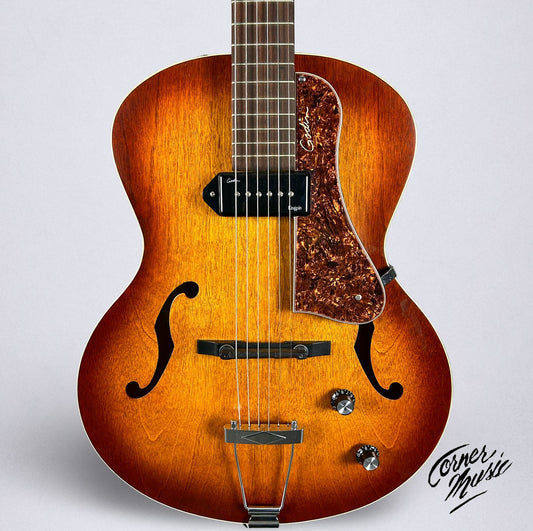 Godin 5th Avenue Kingpin P90 - Cognac Burst