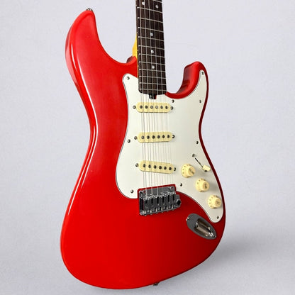 Morgan Electrics Standard Double Cut Pro 2025 - Fiesta Red