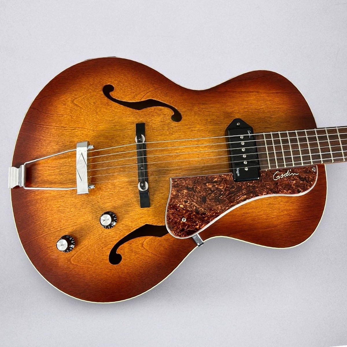 Godin 5th Avenue Kingpin P90 - Cognac Burst