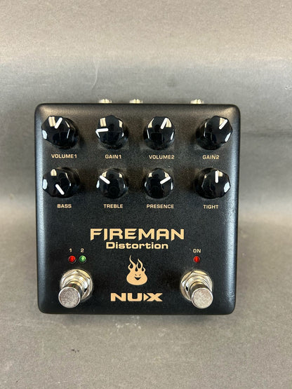 NuX Fireman Distortion Pedal (Open Box Model)