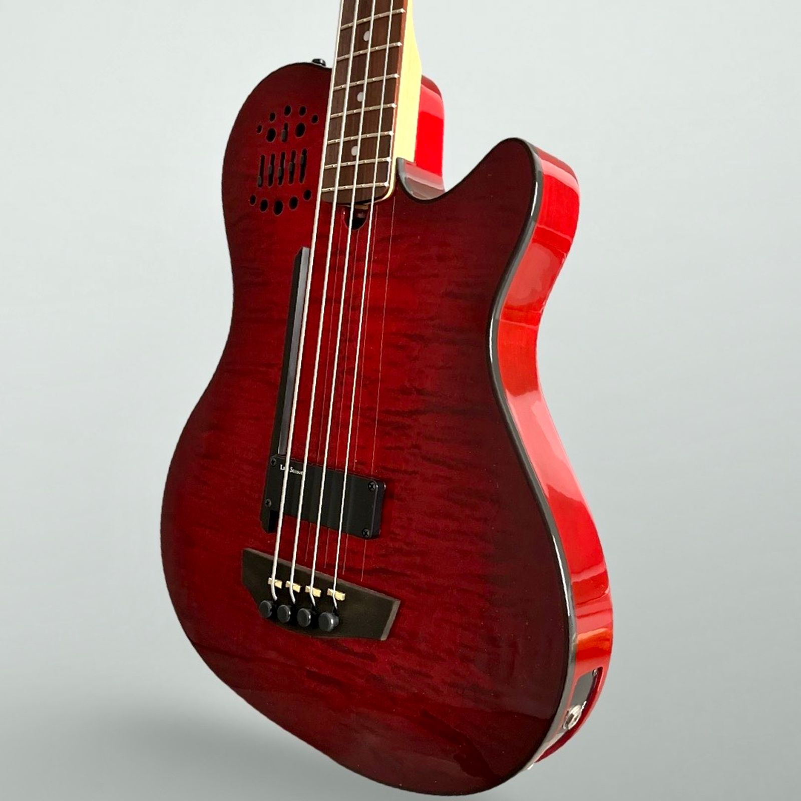 Godin A4 Robert Trujillo Metallica Signature - Transparent Red
