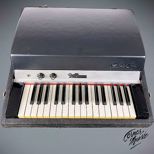 Fender Rhodes Piano Bass 1972 - Black (w/ Lid)