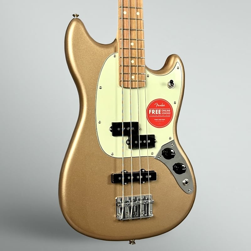 Fender Player Mustang PJ Bass 2023 - Firemist Gold