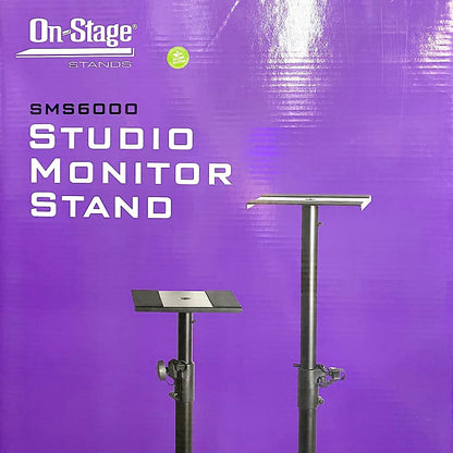 On-Stage SMS6000 Studio Monitor Stands (PAIR)