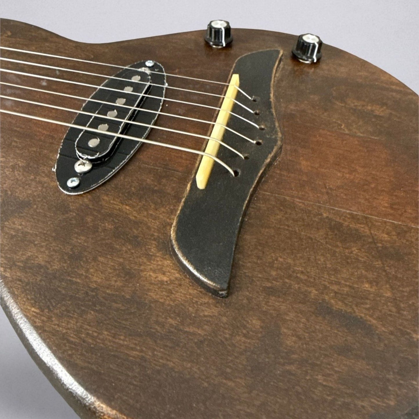 Alden Originals Traditional Lap Steel 2026 - Natural Dark Stain