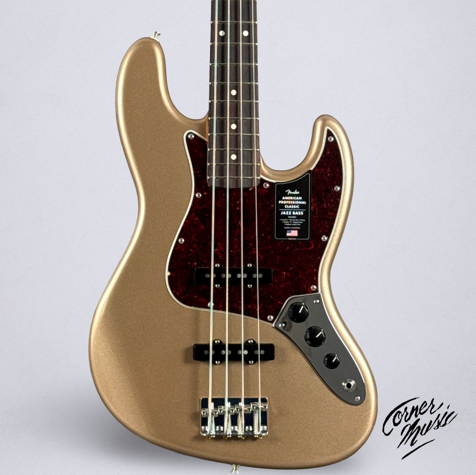 Fender American Professional Classic Jazz Bass 2026 - Faded Firemist Gold