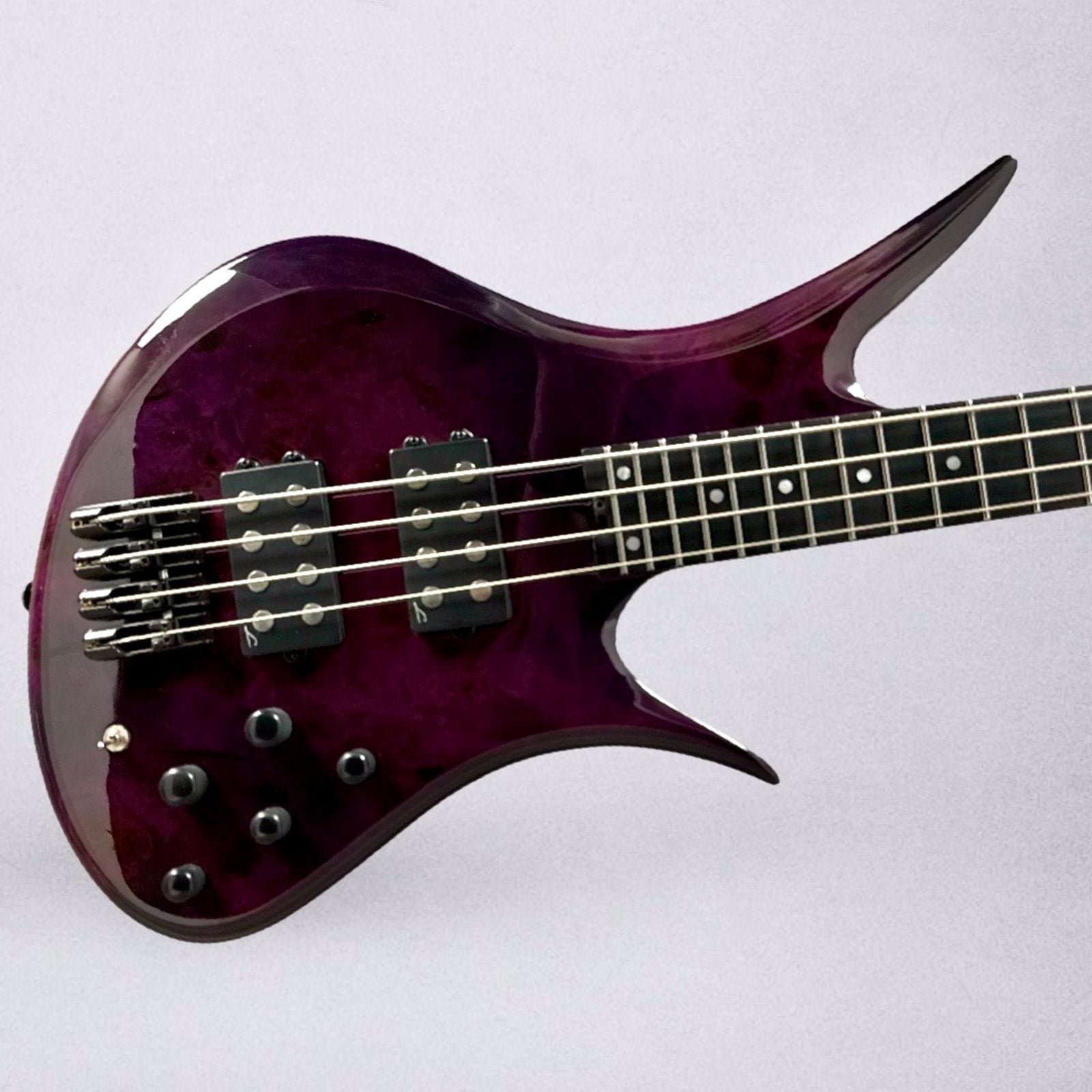 Legator HB4SS Helio 4-String Super Shred 2026 - Magenta Burl