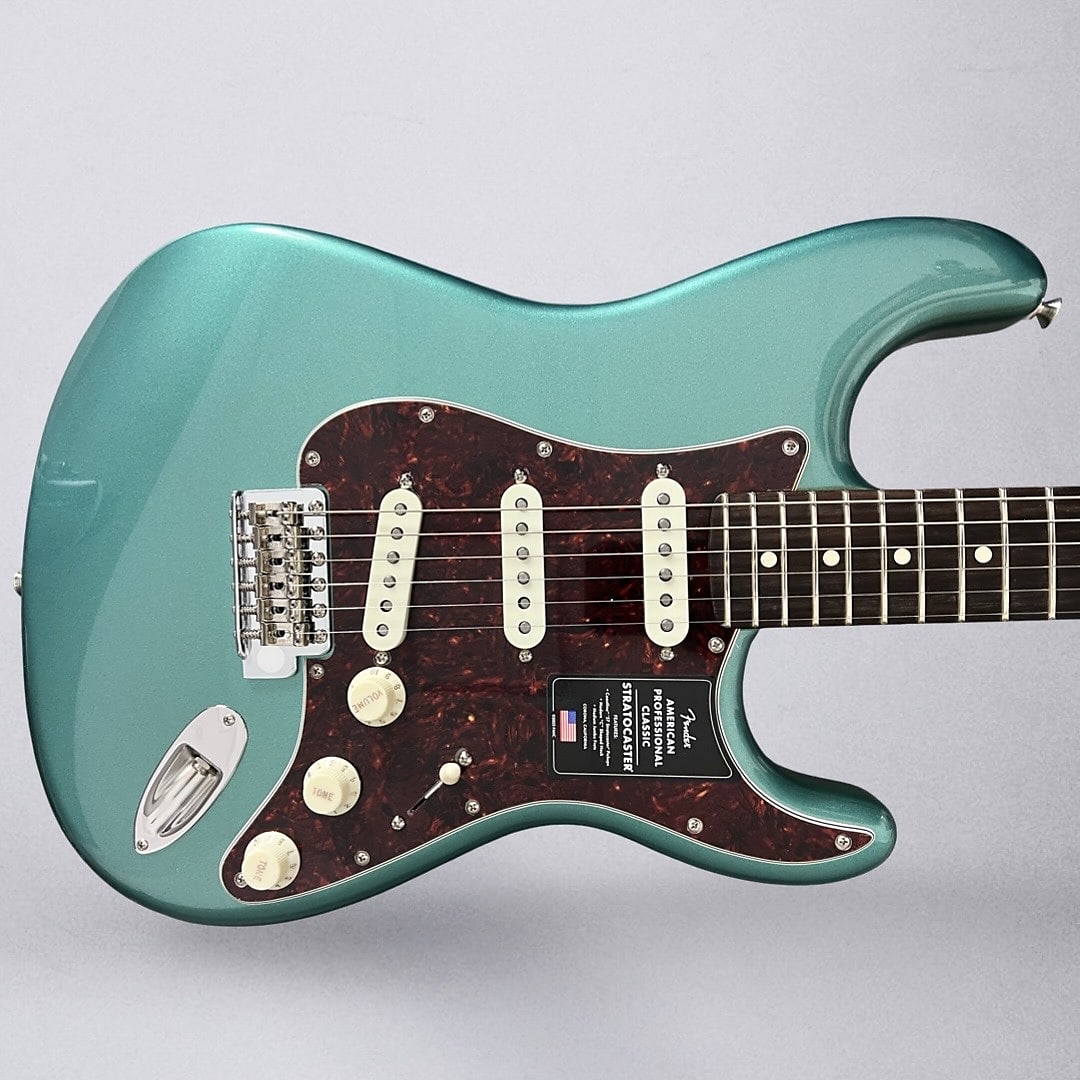 Fender American Professional Classic Stratocaster 2025 - Faded Sherwood Green Metallic