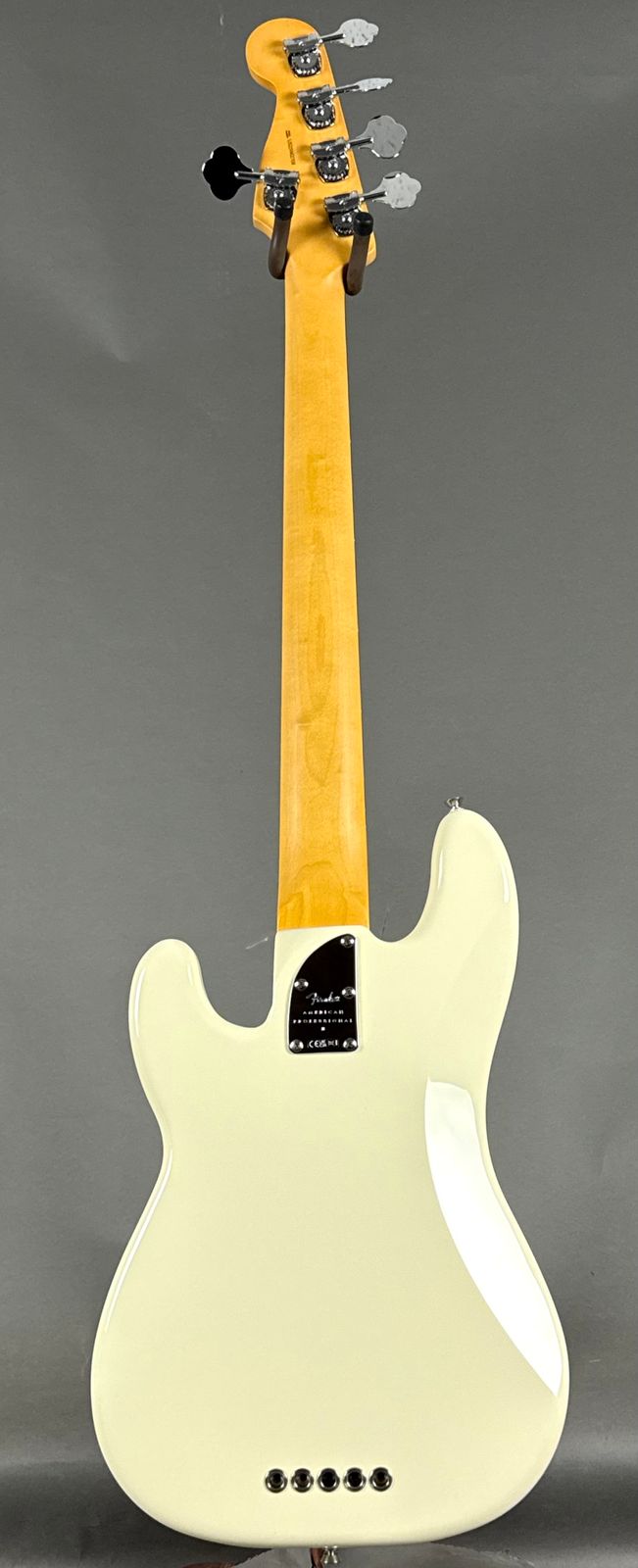 Fendwr American Professional II Precision Bass V 2025 - Olympic White