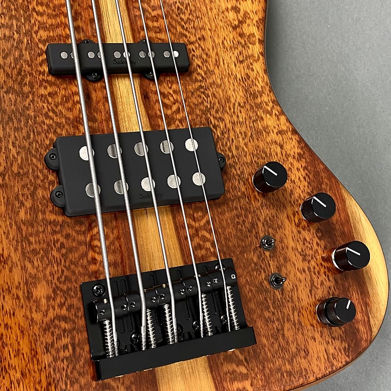 Sadowsky MasterBuilt Limited Edition 21-Fret 5-String MM Bass 2022 #11/40 Natural Transparent High Polish