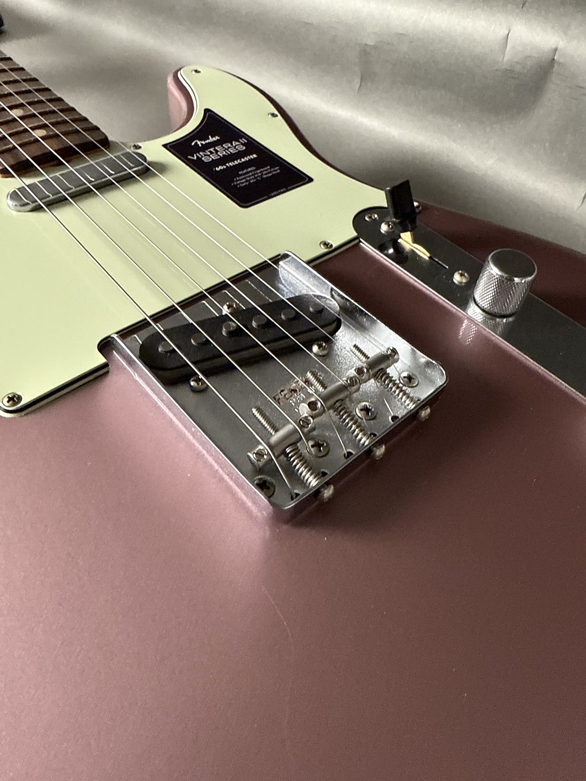 Fender Limited Edition Vintera II Road Worn ‘60s Telecaster 2025 - Burgundy Mist