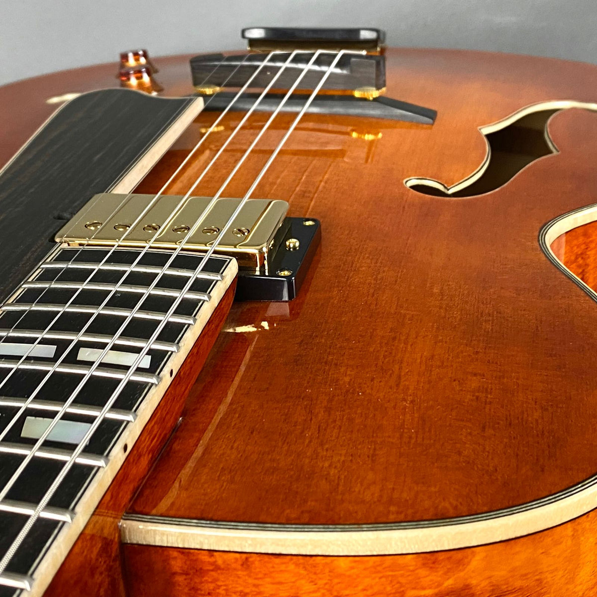 Eastman AR580CE Archtop Hollowbody Honeyburst with Hardshell Case