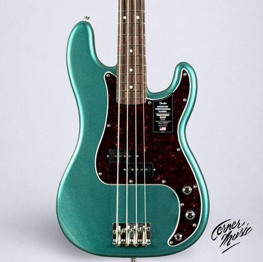 Fender American Professional Classic Precision Bass 2026 - Faded Sherwood Green Metallic