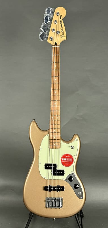 Fender Player Mustang PJ Bass 2023 - Firemist Gold