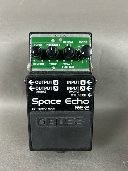 Boss RE-2 Space Echo Delay and Reverb Effects Pedal