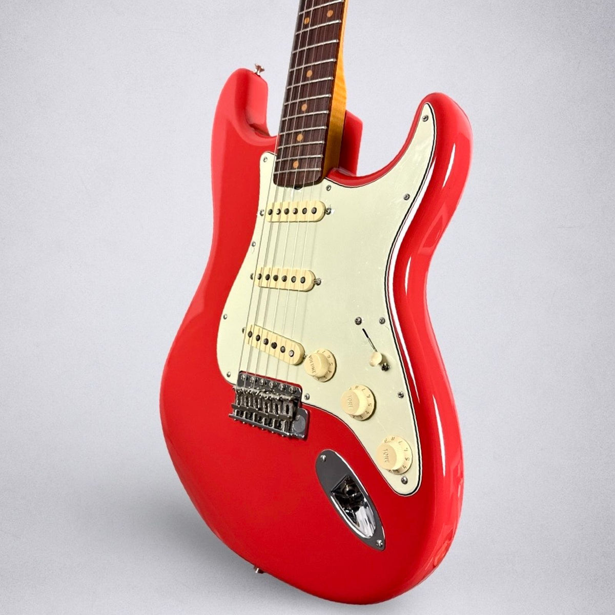 Fender Limited Edition American Vintage II 1961 Stratocaster - Fiesta Red 3A Flame Maple Neck