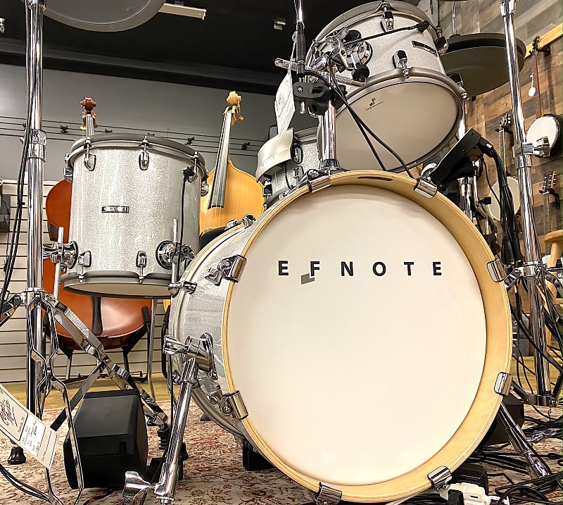 EFNOTE 5 Electronic Drum Kit 2022 Silver